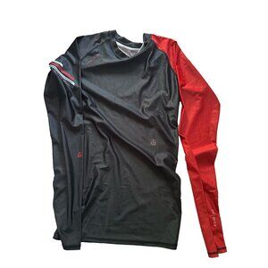 War Tribe Elevate Collection Red & Black Rash Guard